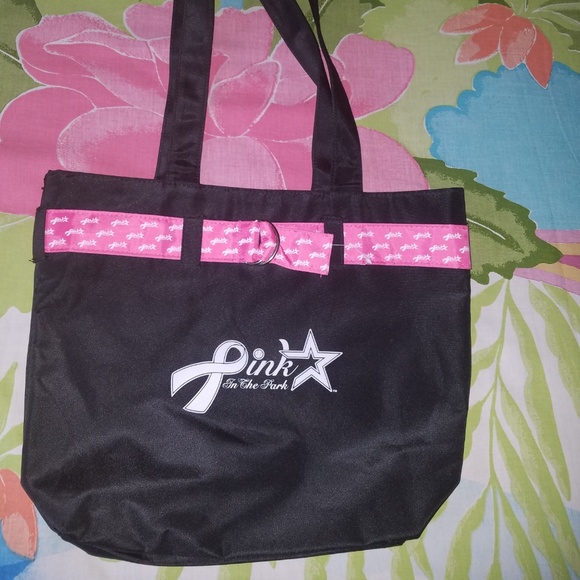 PINK Victoria's Secret Handbags - Pink in The Park Black Color Tote